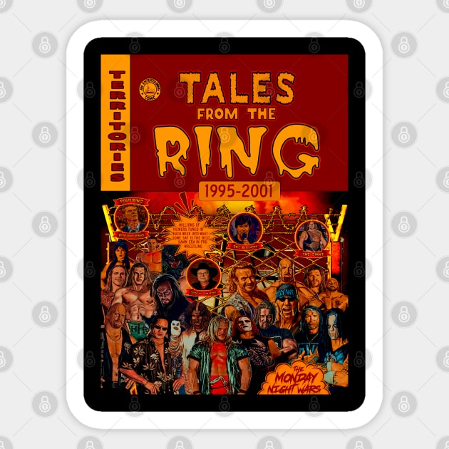 Tales From The Ring - The Monday Night Wars Sticker by The Dark Vestiary